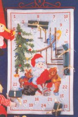 画像: クリスマスカレンダー・サンタとおもちゃ