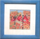 画像: 秋の家並み