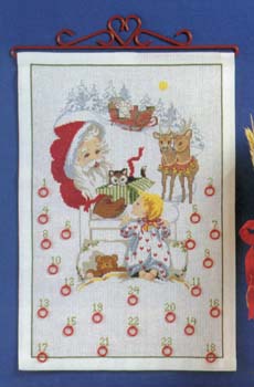 画像1: クリスマスカレンダー・サンタと子供