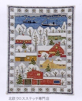画像1: 街並み　冬　雪景色