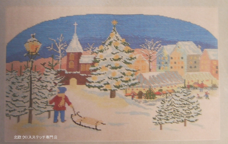 画像: クリスマス・北欧の町並み