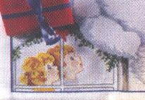画像: クリスマスカレンダー・屋根の上のサンタ